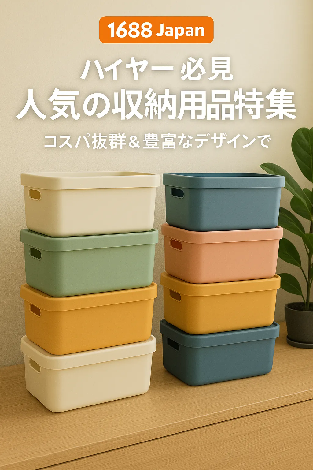 木目調収納バスケット