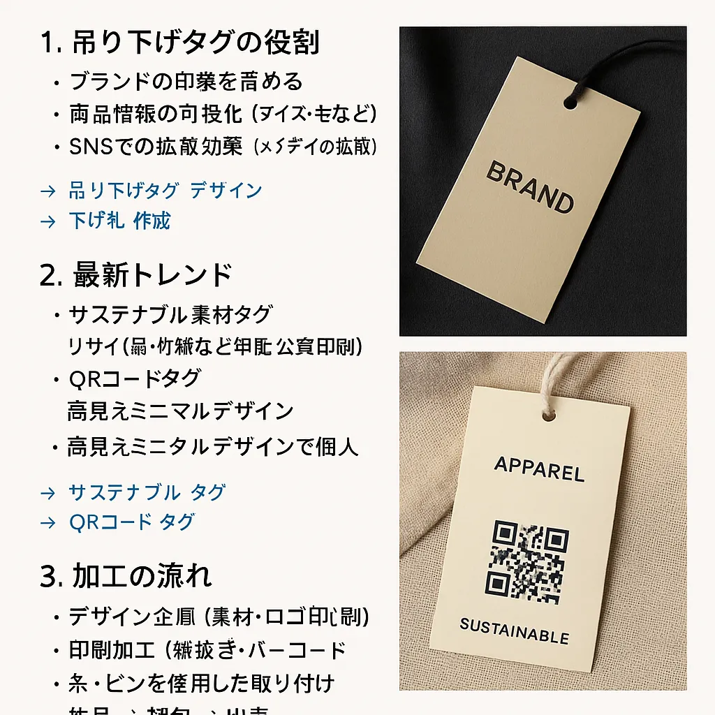 吊り下げタグ加工イメージ（1688Japan）