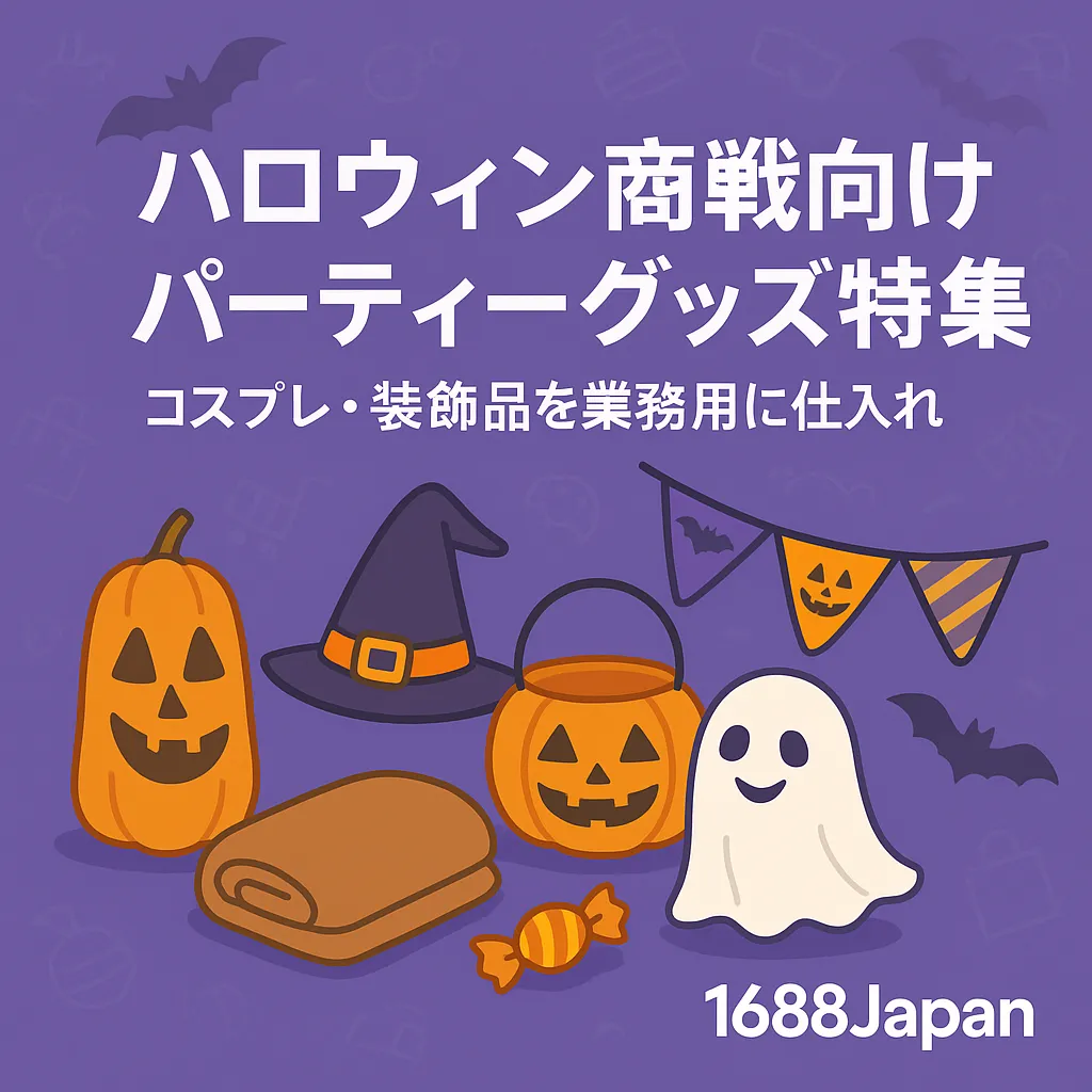 ハロウィンパーティー用品（1688Japan背景・仮装・装飾）