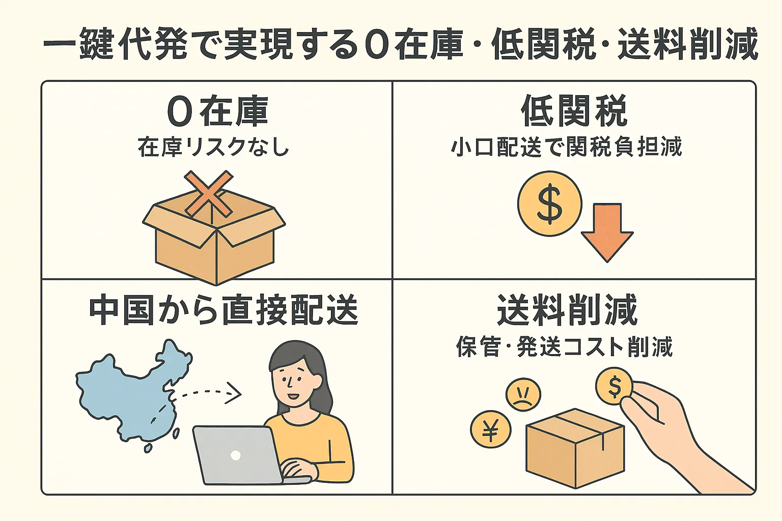 ブランド梱包カスタマイズも可能
