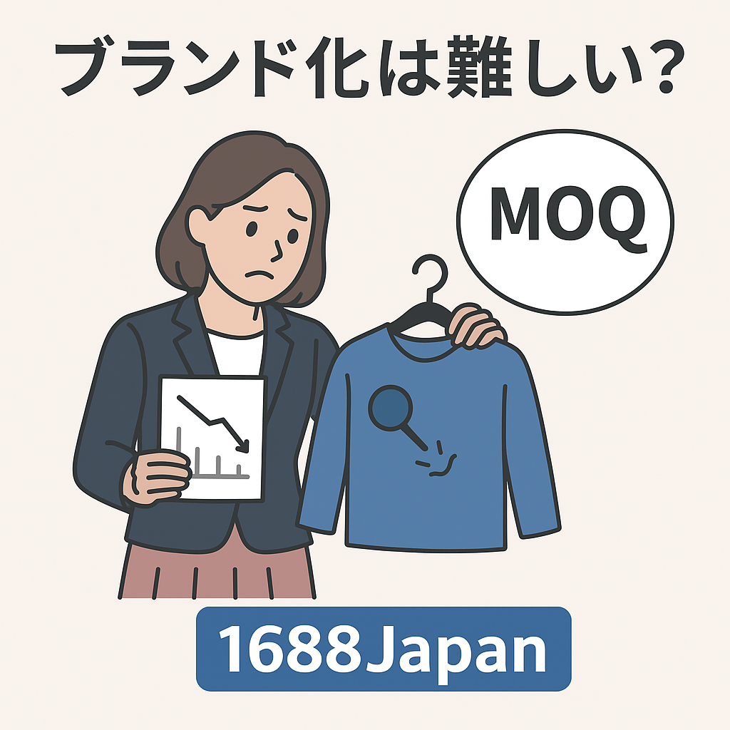 【OEM・カスタマイズ問題】「MOQが高くてブランド化できない」悩みを解決する1688Japanの小規模対応