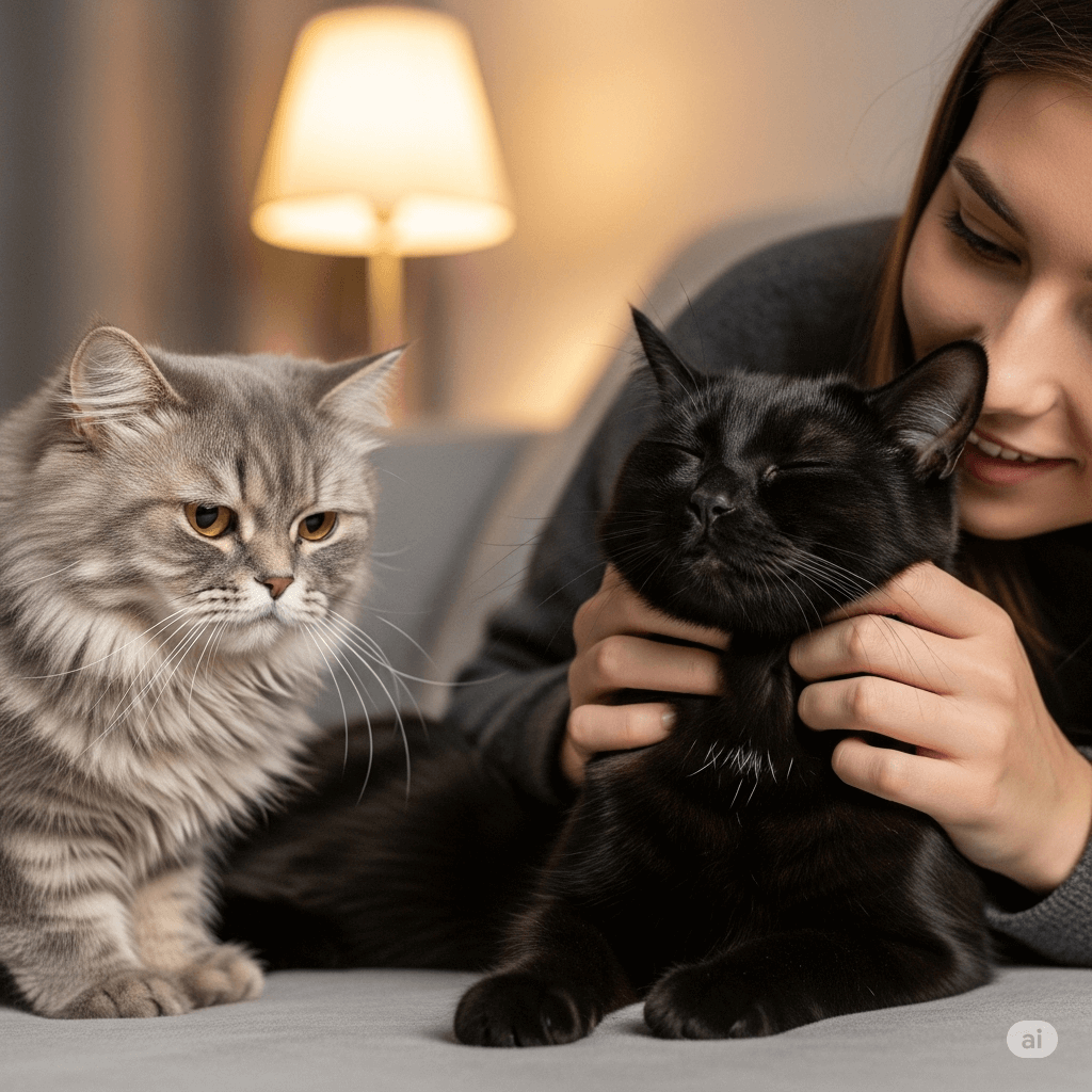 第13編 🐱 猫はやきもちを焼く?ほかの猫をたくさん抱っこしたら…