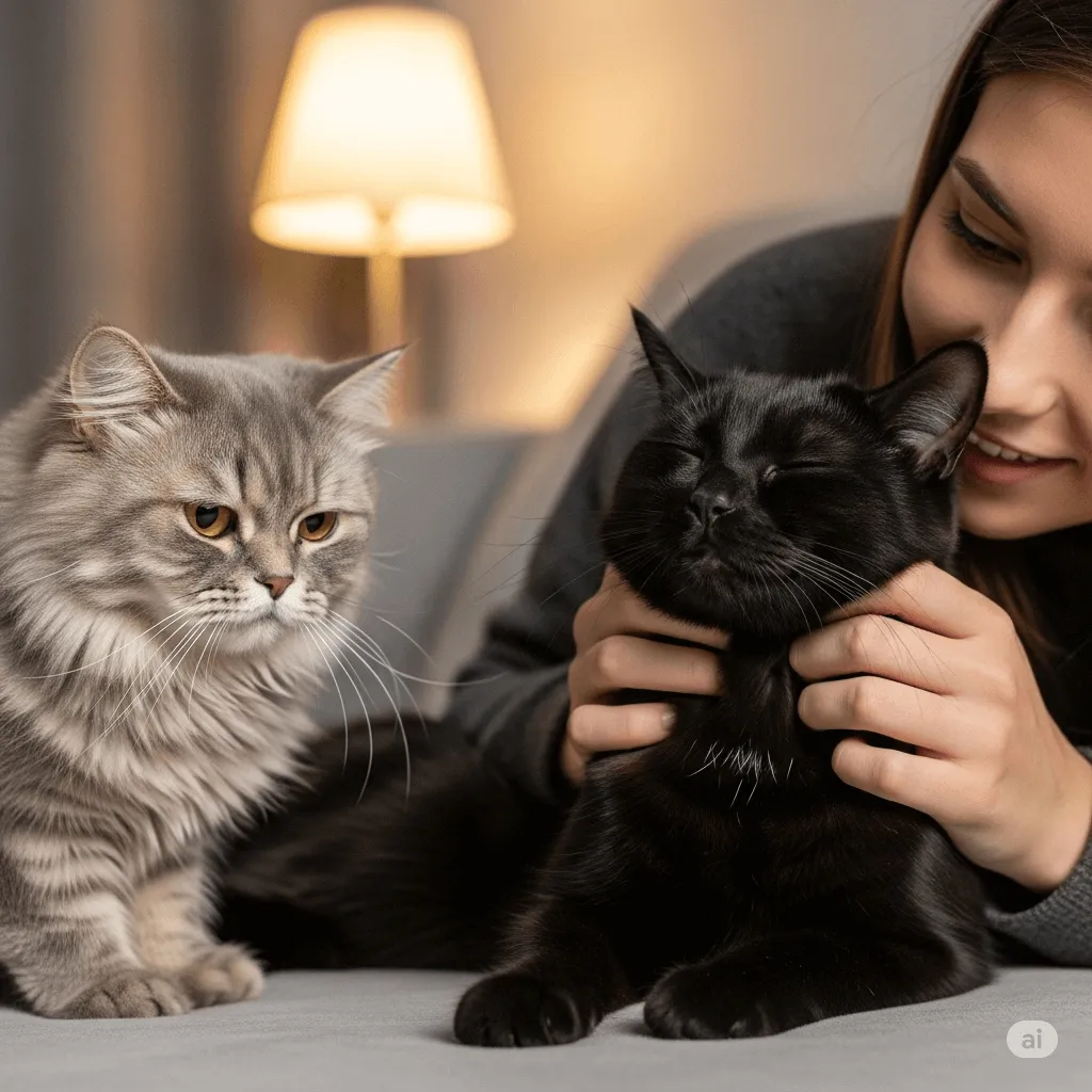 猫 嫉妬