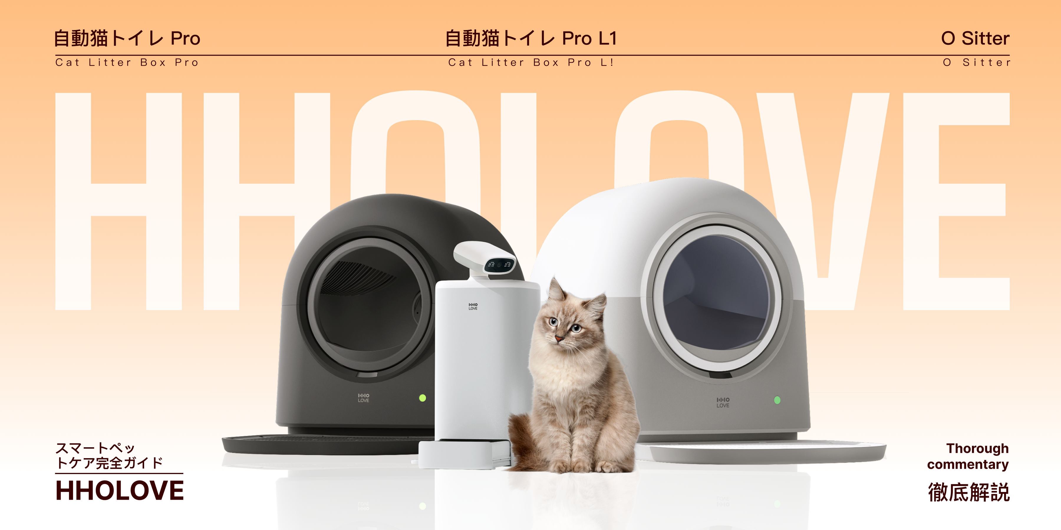 HHOLOVEスマートペットケア完全ガイド｜自動猫トイレ＆o Sitter徹底解説