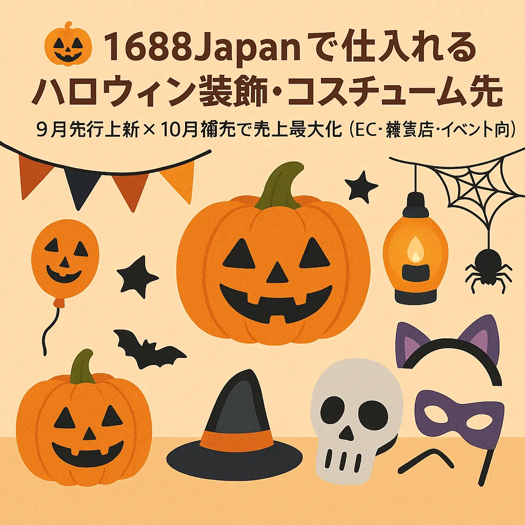 ハロウィン雑貨集合イメージ｜1688Japan