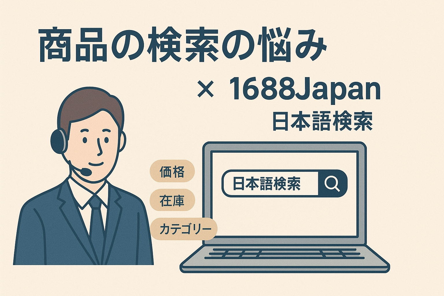 【商品検索の悩み】「1688.comで欲しい商品が見つからない」問題を解決する1688Japanの日本語検索