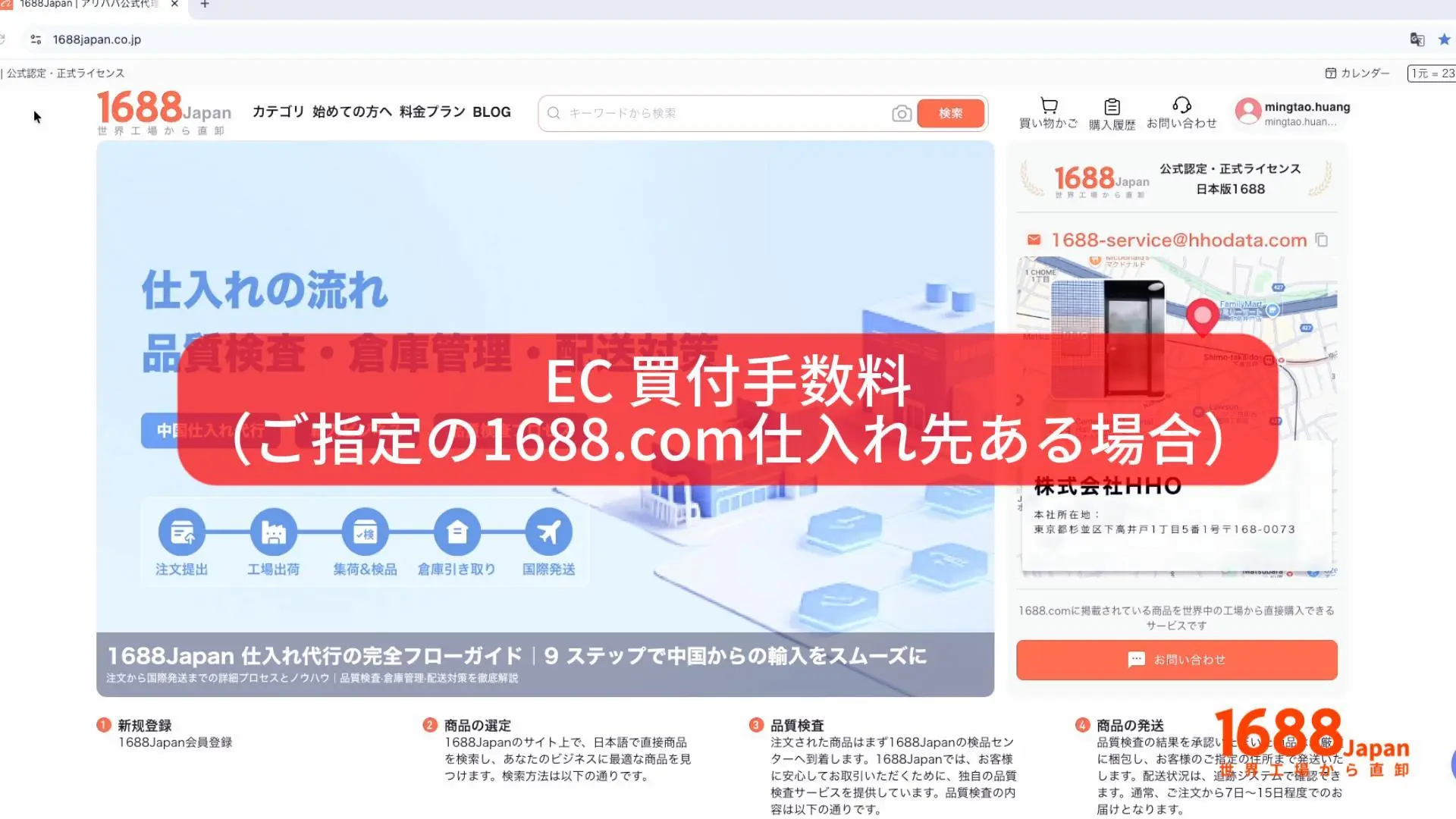 サービス紹介動画のプレビュー