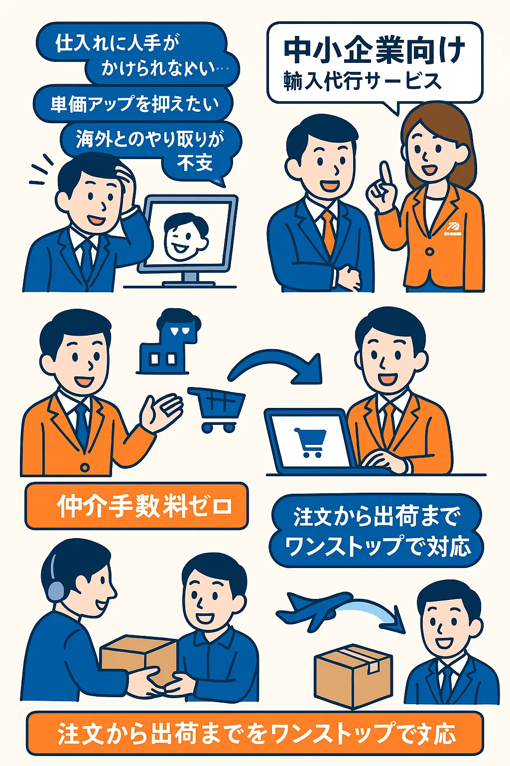 画像2：一件代発の流れ