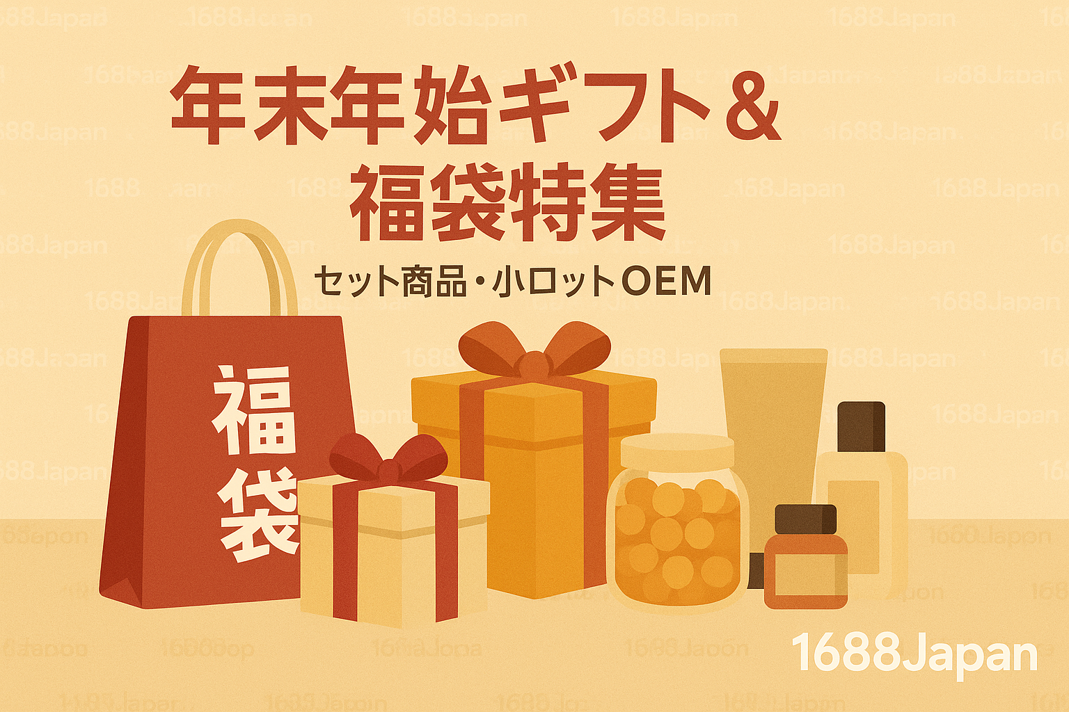 年末年始ギフト＆福袋特集｜セット商品・小ロットOEMで差別化（1688Japan）