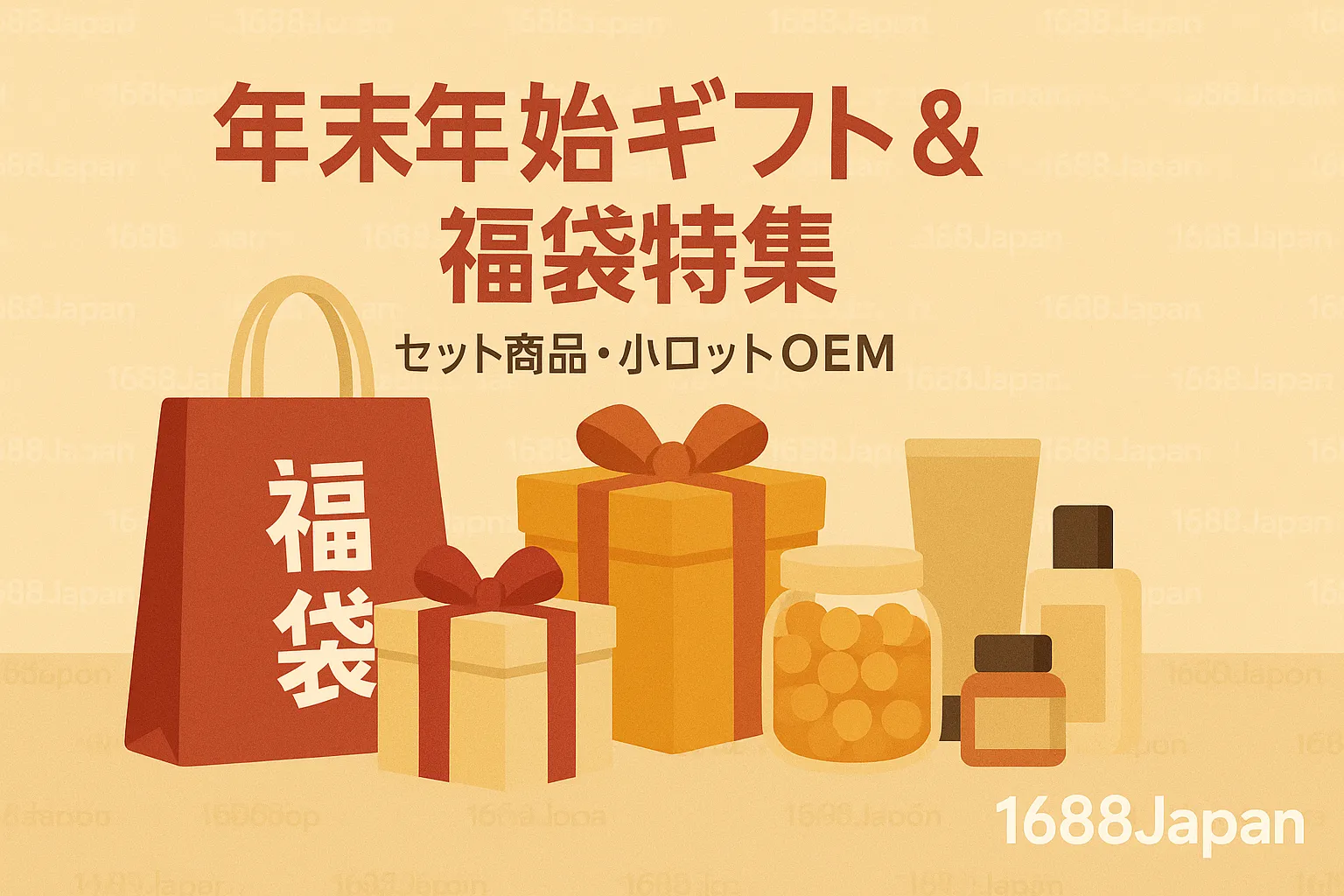 ギフト・福袋（1688Japan背景・セット商品・ラッピング）