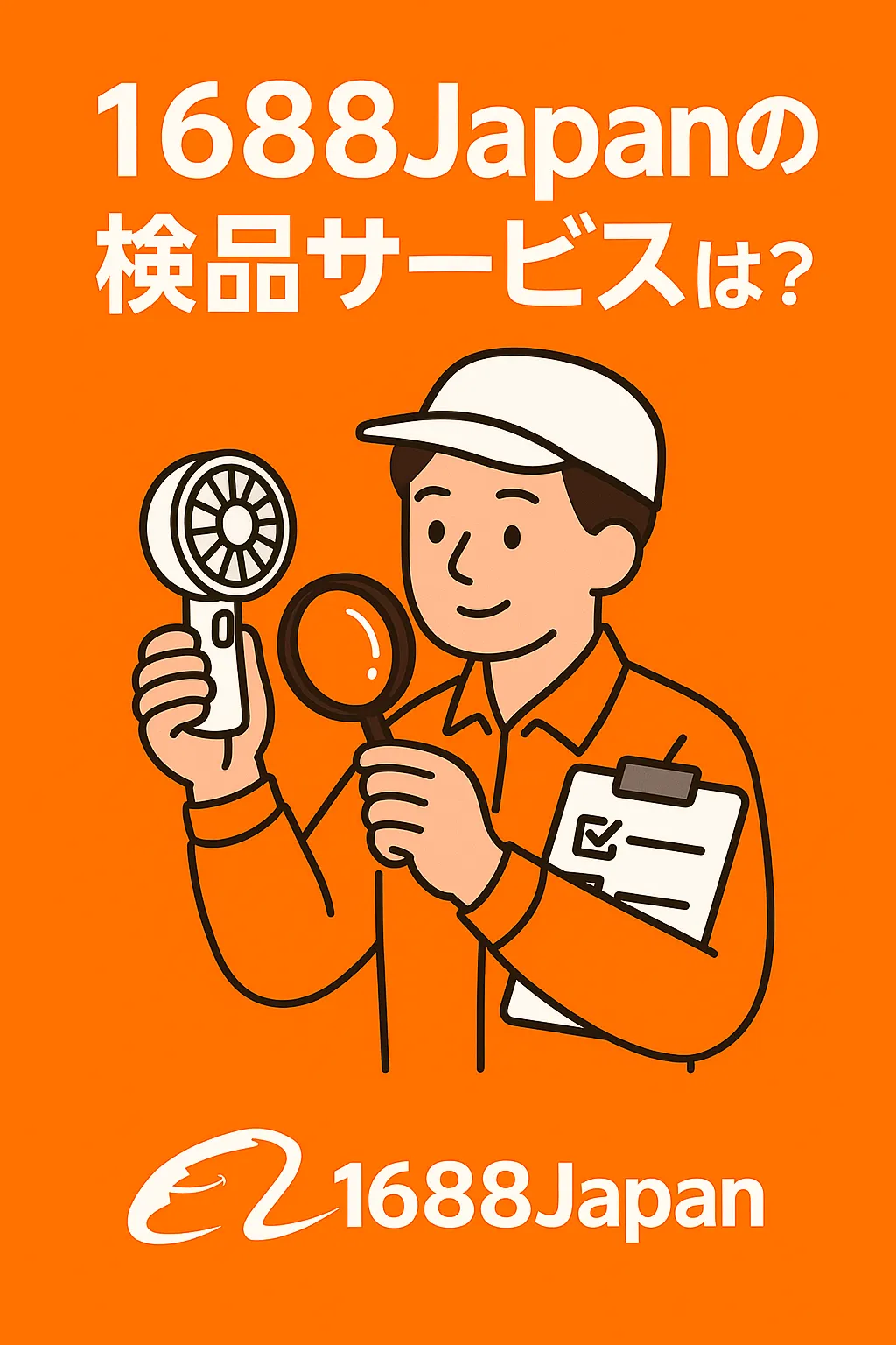 1688Japanの検品サービス紹介（作業員＋チェック表＋手持ち扇風機）