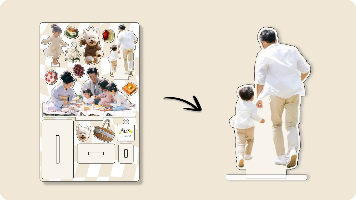 写真をアクリルスタンドに！思い出をオシャレに飾るアイデア