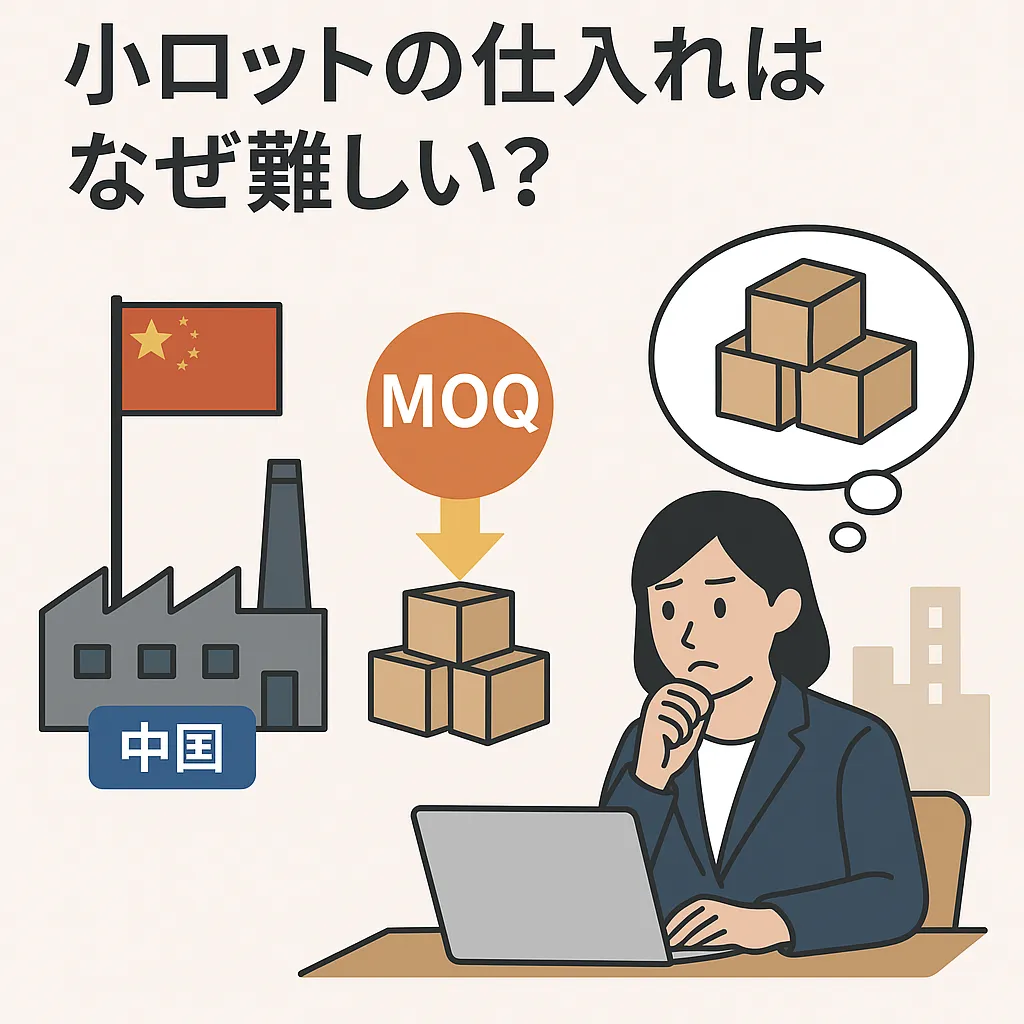 小ロット仕入れが難しい問題を抱える日本セラー（1688Japan）
