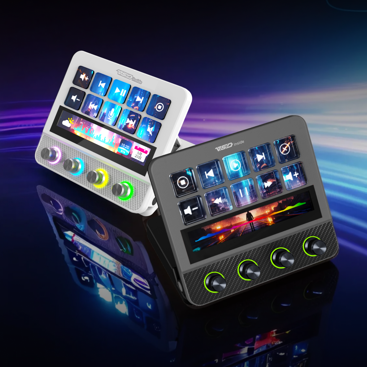 【PC作業の常識が変わる】10個の液晶キーと4つのダイヤル、タッチバーを搭載した可視化ストリームドック「VSDinside N4 Pro」、日本国内で販売開始。