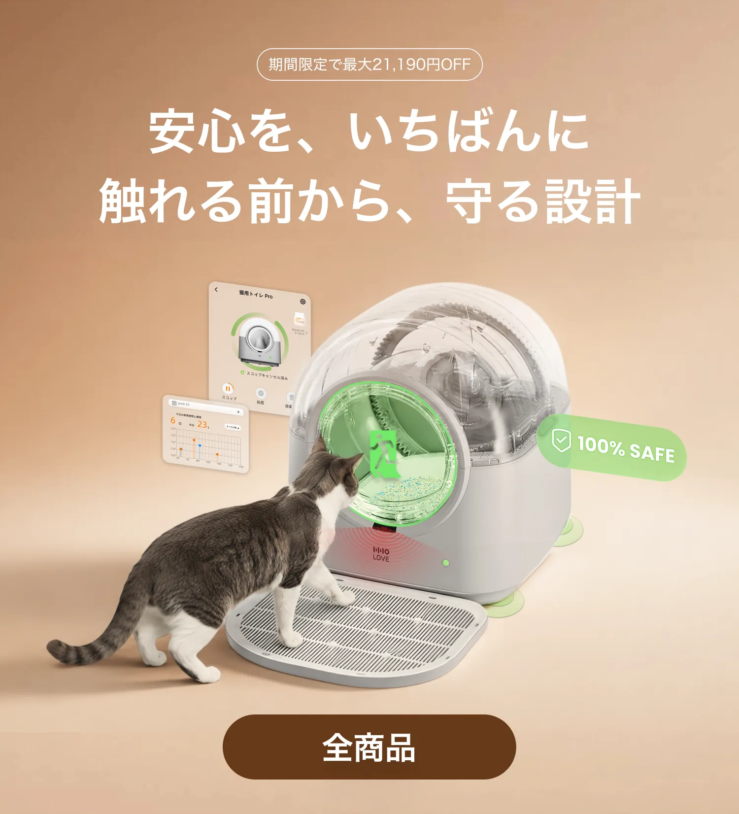 HHOLOVE公式｜自動猫トイレ・カメラ付き給餌器・AIペット家電通販